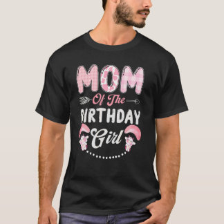 Camiseta Madre De Vaca De Cumpleaños Del Chica De Granja De