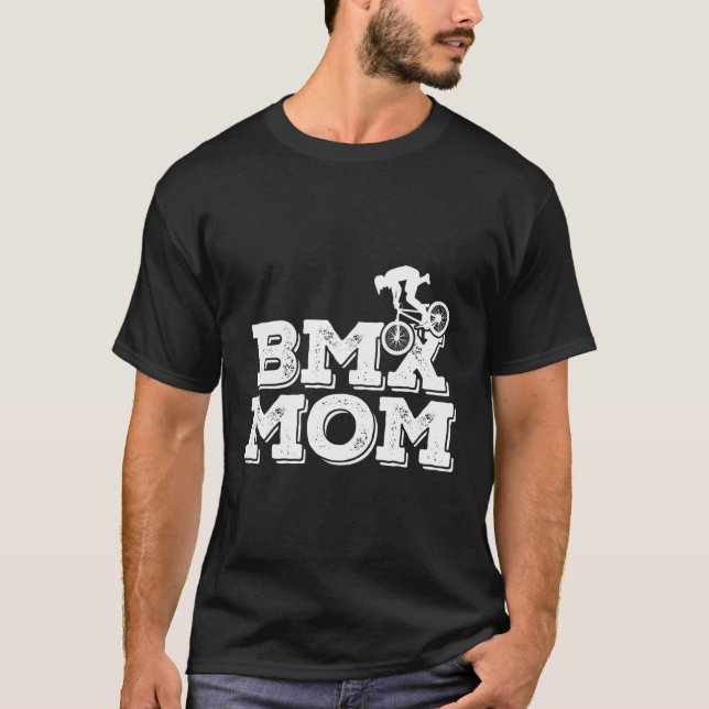 Camiseta Madre De Vintage Bmx (Anverso)