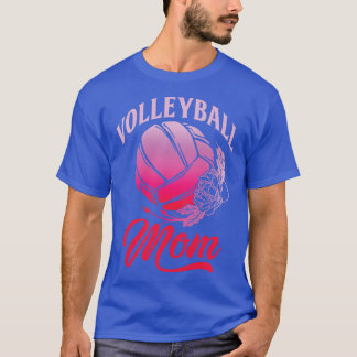 Camiseta Madre de voleibol femenino Madre de voleibol de pl