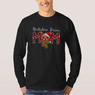 Camiseta Madre de Yorkshire Terrier Santa Cuadro Perro Madr