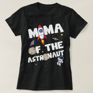 Camiseta Madre del Astronauta Diseño Espacial Lindo