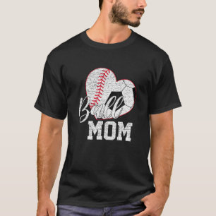 Camiseta Madre Del Balón Los Dos Regalos De Fútbol De Béisb