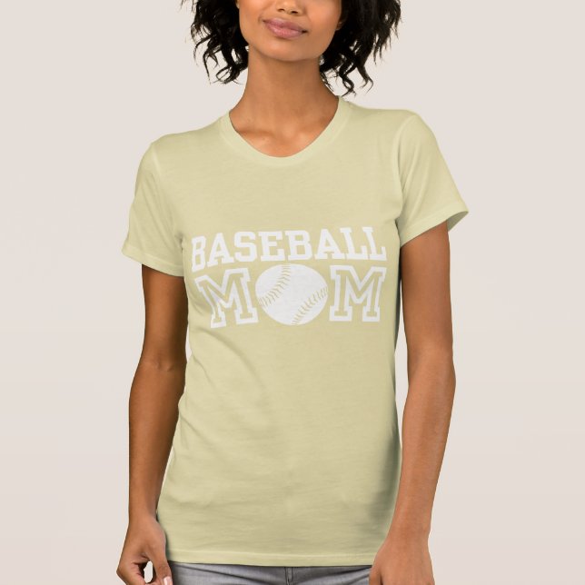 Camiseta Madre del béisbol (Anverso)