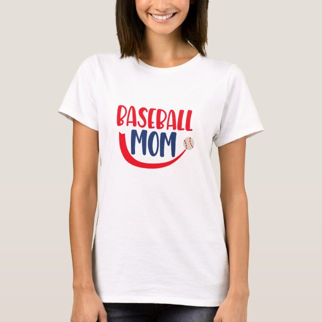 Camiseta Madre del béisbol (Anverso)