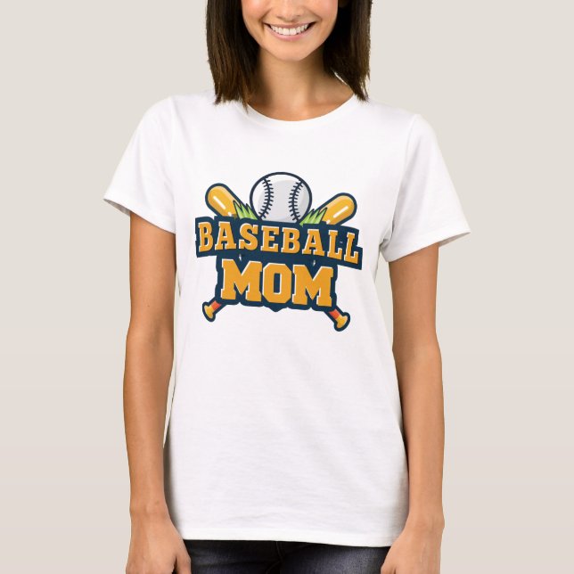 Camiseta Madre del béisbol (Anverso)