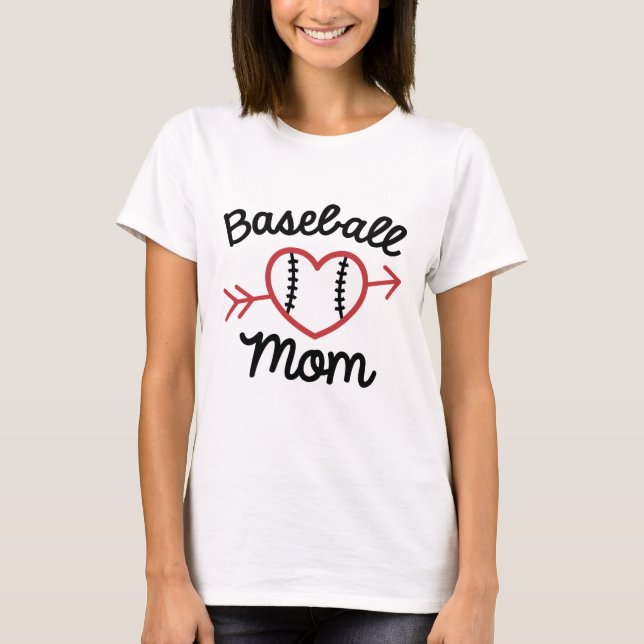 Camiseta Madre del béisbol (Anverso)
