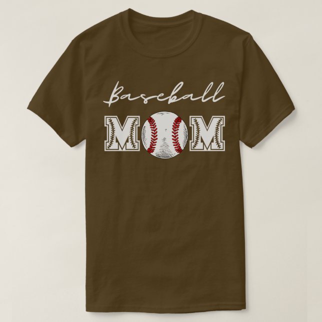Camiseta Madre del béisbol 20 (Diseño del anverso)