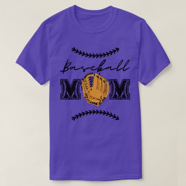 Camiseta Madre del béisbol 25 (Diseño del anverso)