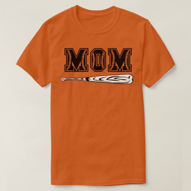 Camiseta Madre del béisbol 32 (Diseño del anverso)