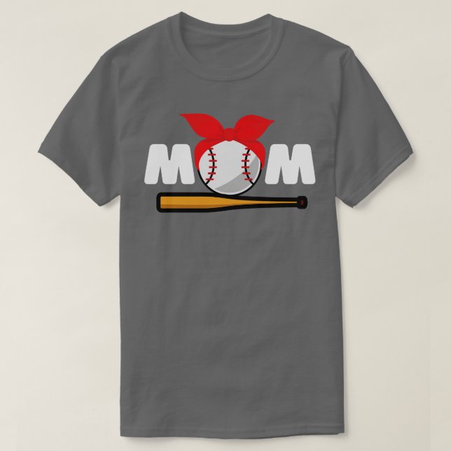 Camiseta Madre del béisbol 48 (Diseño del anverso)