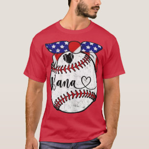 Camiseta Madre del béisbol Tball Mama Baseball Abuela Cu