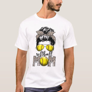Camiseta Madre del beisbolista con sangre y desorden de mam