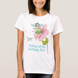 Camiseta Madre del Chica Dragonfly de cumpleaños