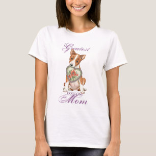 Camiseta Madre del corazón de Basenji