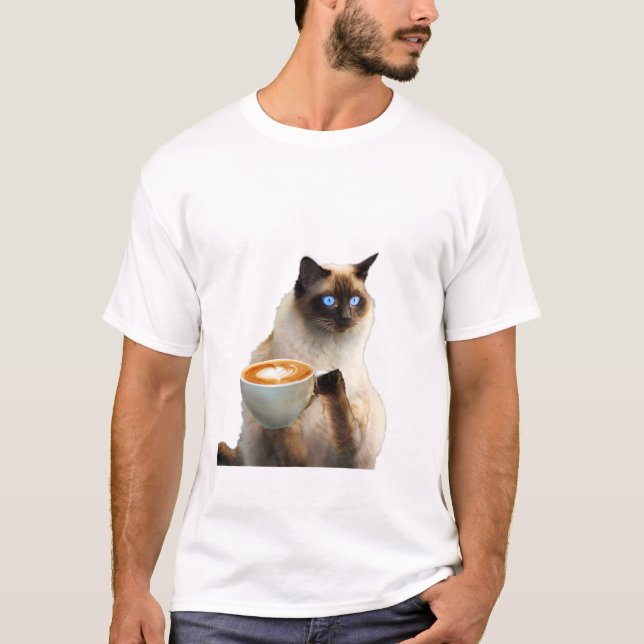 Camiseta Madre del corazón del gato Padre Dueño Siamese Sph (Anverso)