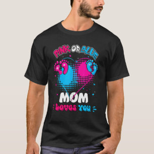 Camiseta Madre Del Corazón Rosa O Azul Te Ama El Sexo De La