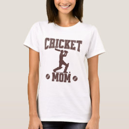 Camiseta Madre del cricket Entusiasta del deporte amante de