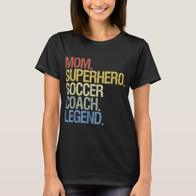 Camiseta Madre del entrenador de fútbol (Anverso)