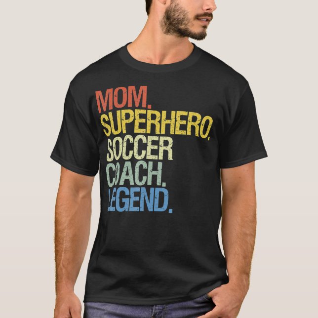 Camiseta Madre del entrenador de fútbol (Anverso)