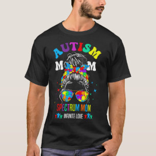 Camiseta Madre del Espectro Autista Amor Infinito Concienci