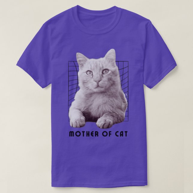 Camiseta Madre del gato3 (Diseño del anverso)