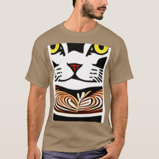 Camiseta madre del gato amante del café 36