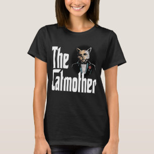 Camiseta Madre del gato Madre de la madre loca del gato Mam