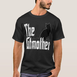 Camiseta Madre del gato Madre del gato Madre del gato negra