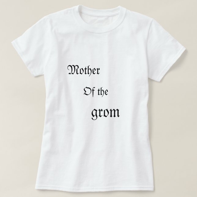 Camiseta Madre del Grom" (Diseño del anverso)