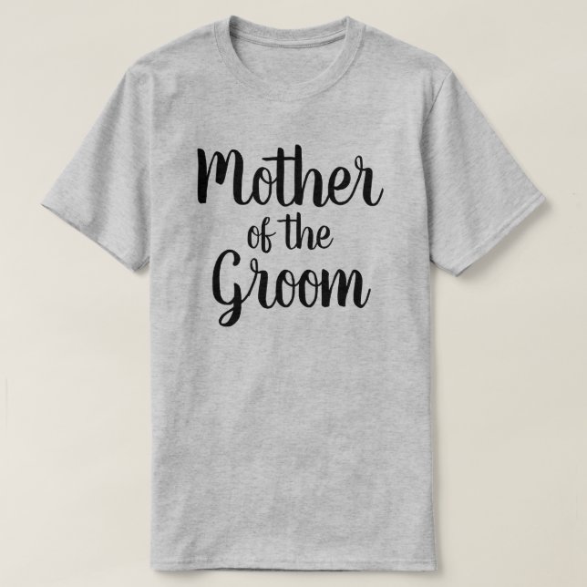 Camiseta Madre del Groom (Diseño del anverso)