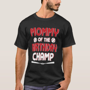Camiseta Madre Del Hijo Campeón De Béisbol