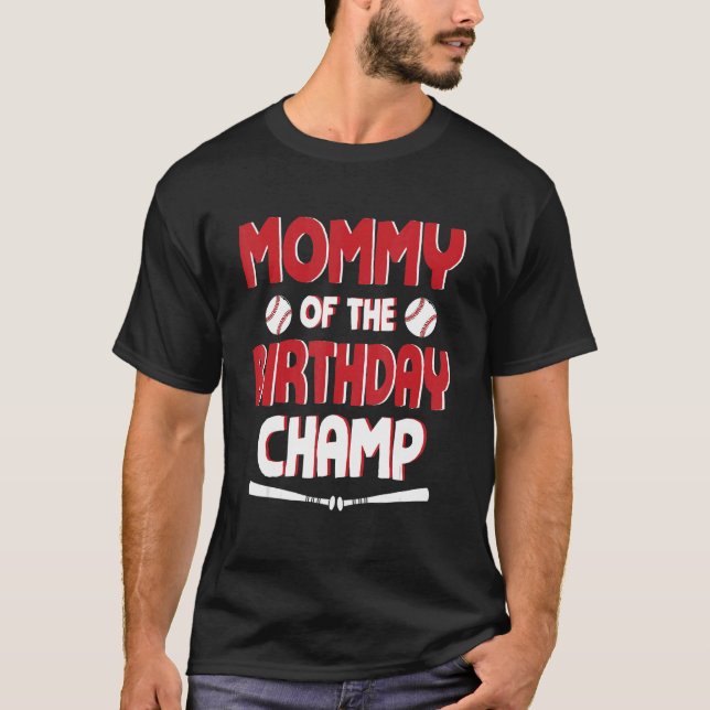 Camiseta Madre Del Hijo Campeón De Béisbol (Anverso)