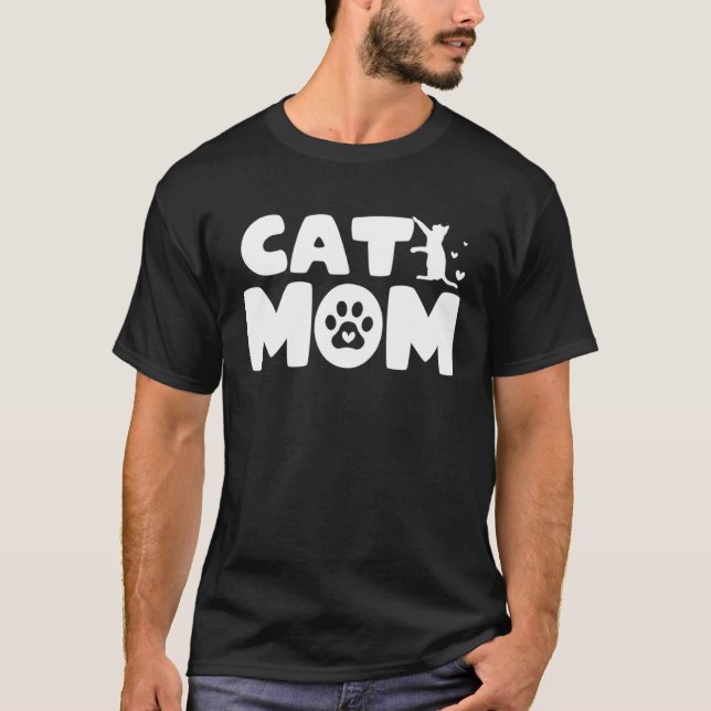 Camiseta Madre del mejor gato Madre Madre Novia Kitten Mamá (Anverso)