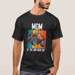 Camiseta Madre Del Niño De Cumpleaños Padres Monster Tru