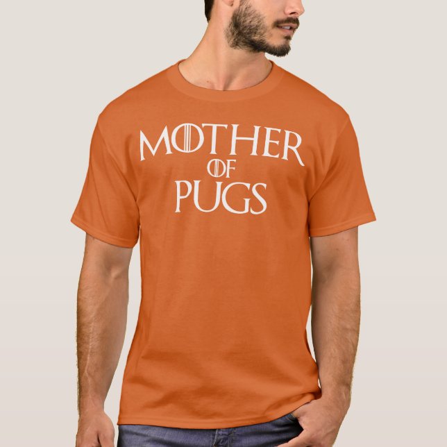 Camiseta Madre del niño de Pugs (Anverso)