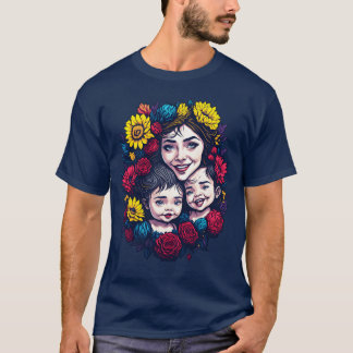 Camiseta Madre del niño mellizo