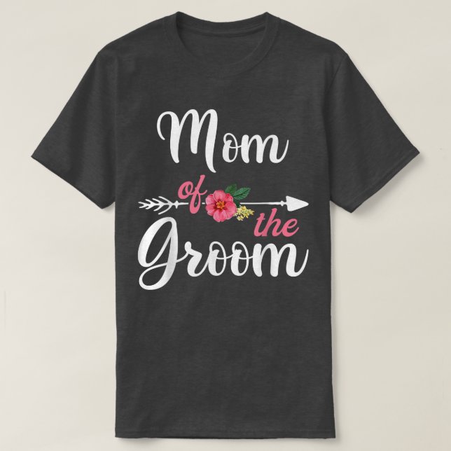 Camiseta Madre Del Novio s Para Mujeres, Fiesta de Despedid (Diseño del anverso)