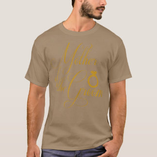 Camiseta Madre del oro de la Boda novia GroomCute