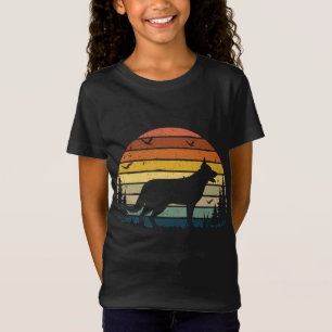 Camiseta Madre del pastor alemán retro vintage papá perro M