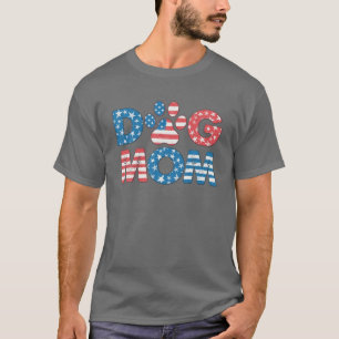 Camiseta Madre Del Perro 4 De Julio Amantes Del Perro Patri