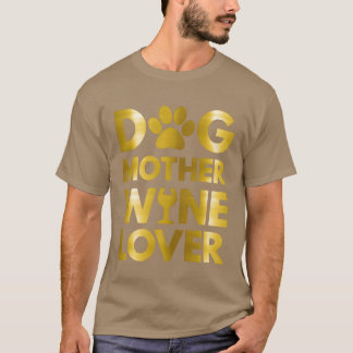 Camiseta Madre del perro amante del vino 2021 niño