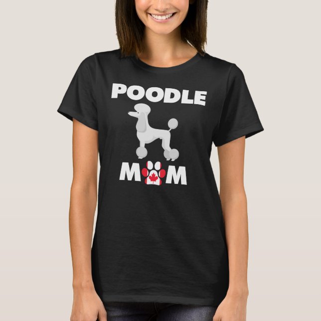 Camiseta Madre del perro canino (Anverso)