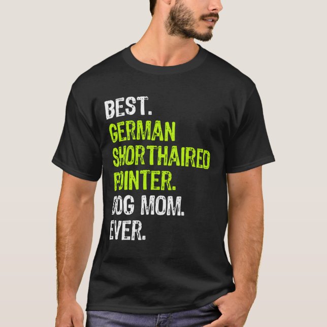 Camiseta Madre del perro de poeta, de corta duración, diver (Anverso)