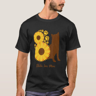 Camiseta Madre del perro del girasol - Shiba Inu