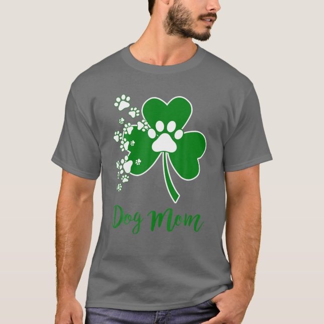 Camiseta Madre del perro- Día del irlandés y del Patrick (Anverso)