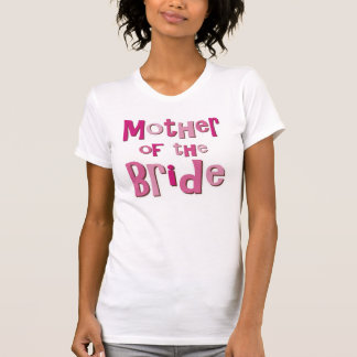Camiseta Madre del rosa Brown de la novia
