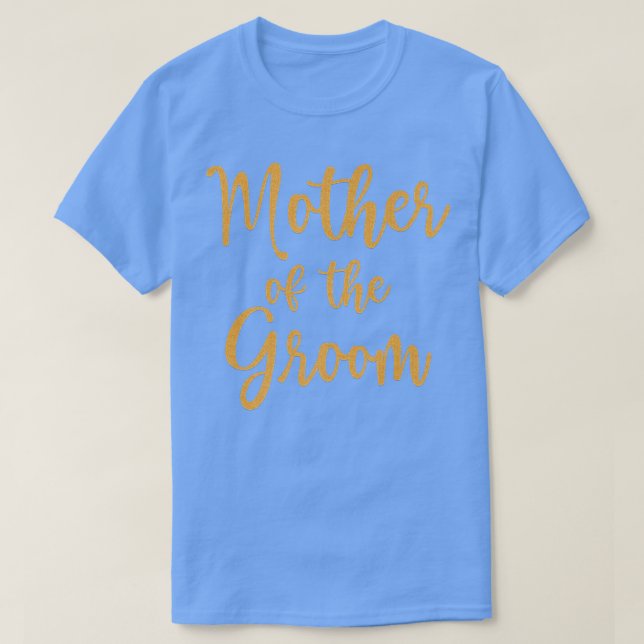 Camiseta Madre del té de Groom (Diseño del anverso)