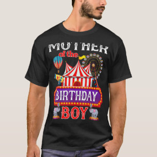 Camiseta Madre Del Tema Del Círculo Ringmaster De Nacimient