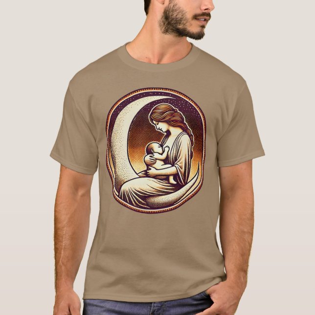 Camiseta Madre diosa vintage (Anverso)