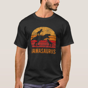 Camiseta Madre divertida Mamá Dinosaurio 2 Dos hijos Mamasa